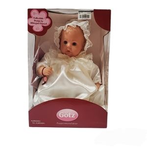 NEW Gotz Hildegard Gunzel 14" Collectible Baby Doll Germany 2007